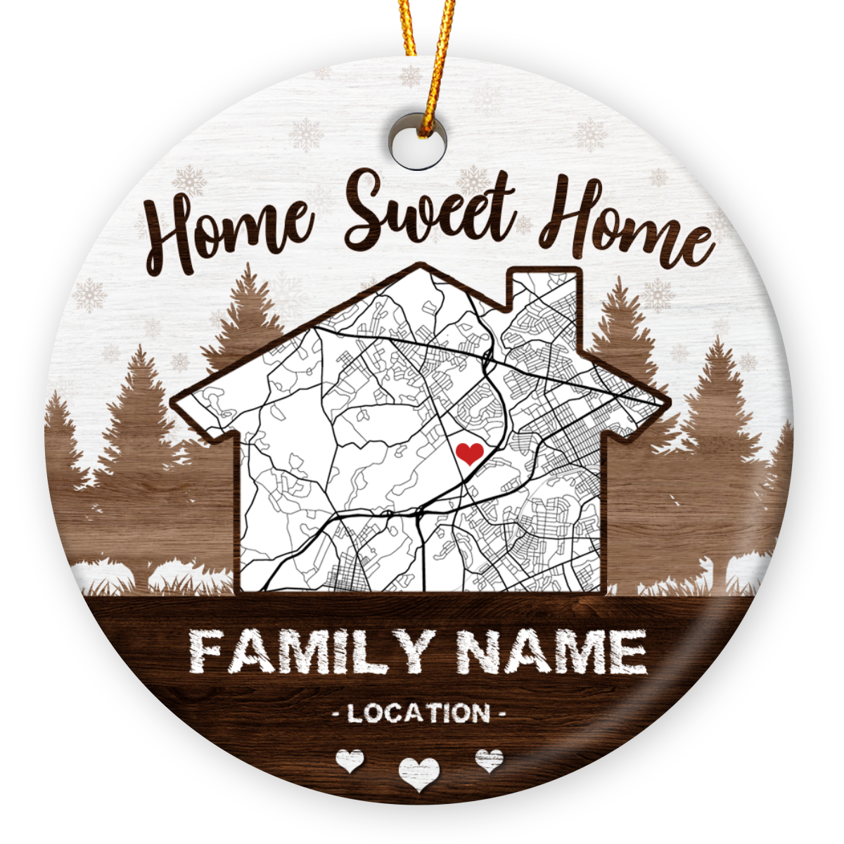 Custom New Home Owners Christmas Ornament Meaningful Family Gift