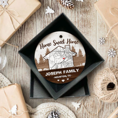 Custom New Home Owners Christmas Ornament Meaningful Family Gift 01