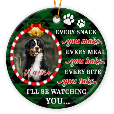 Unique Christmas Gift For Dog Owners Special Dog Xmas Ceramic Ornament