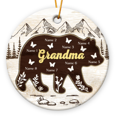 Personalized Grandma Christmas Ornament Birthday Gift For Grandma