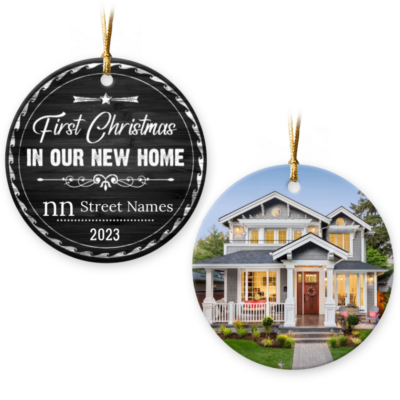 Personalized New Home Photo Ornament Housewarming Xmas Christmas Ornament