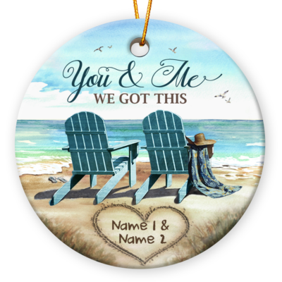 Personalized You and Me Ornament Meaningful Christmas Gift