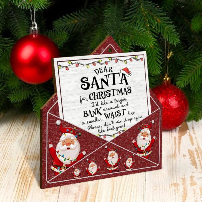 &Quot;Dear Santa For Christmas&Quot; Ornament Kids Christmas Gifts 2023