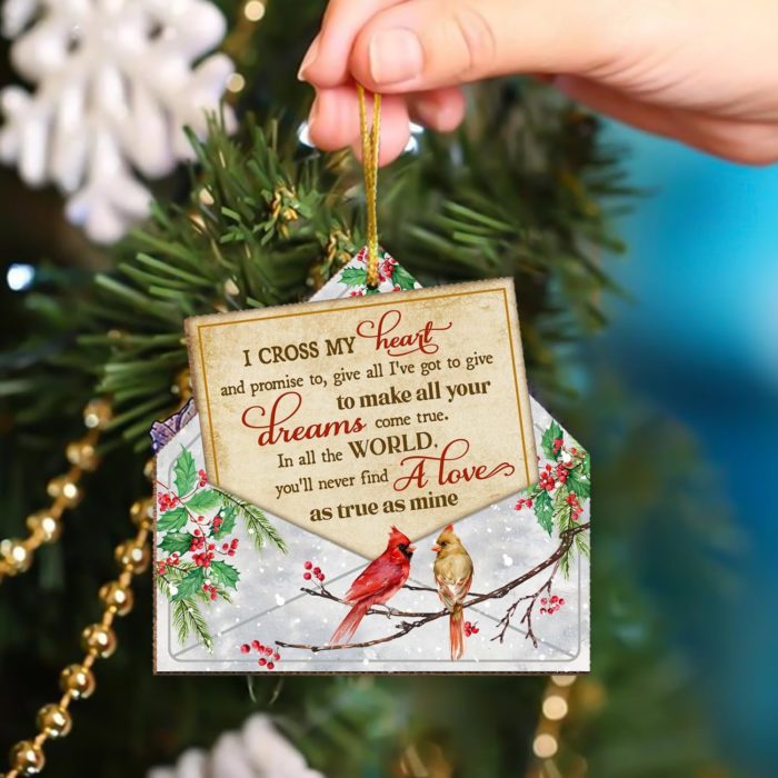 Romantic Christmas Ornament For Husband