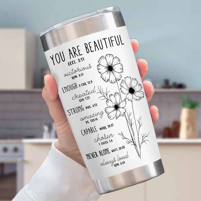 &Quot;You Are Beautiful&Quot; Tumbler