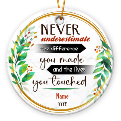 Personalized Christmas Retired Ornament Retirement Appreciation Gifts