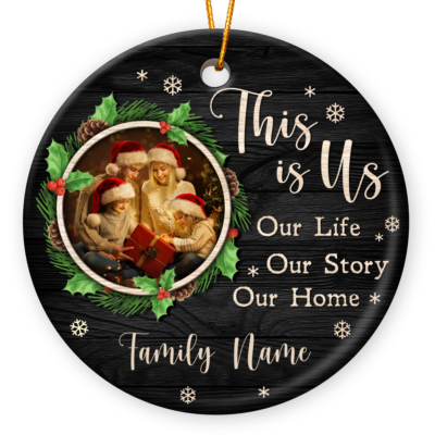 Personalized Family Christmas Ornament Family Keepsake Gift