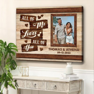 Couple Gift For Him And Her Custom Anniversary Wedding Canvas 01
