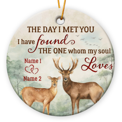 Loving Christmas Gift For Couples Personalized Photo Ornament