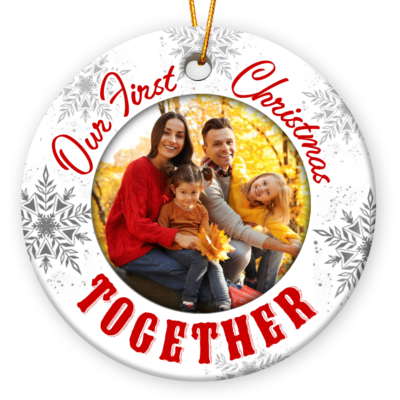 First Christmas Together Ornament Personalized Couple Keepsake Gift