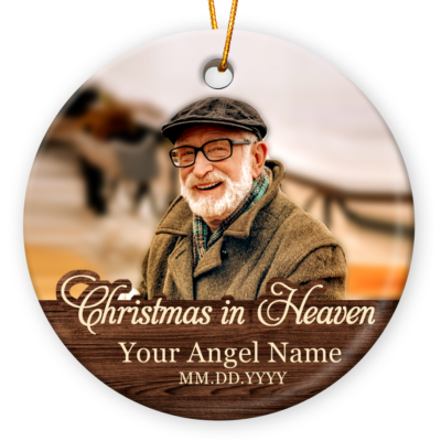 Memorial Christmas Ornament Personalized With Photo