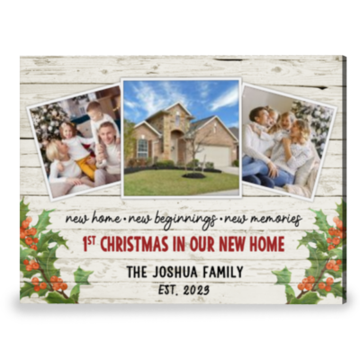 New House Gifts Custom Gifts for First Time Homeowner Canvas Print