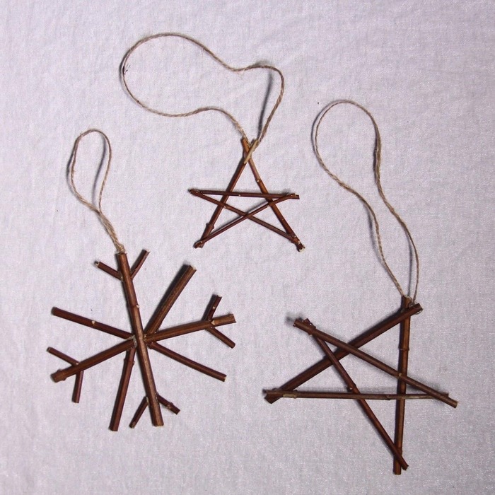 Twig Ornaments - Lovely Christmas Decor Ideas