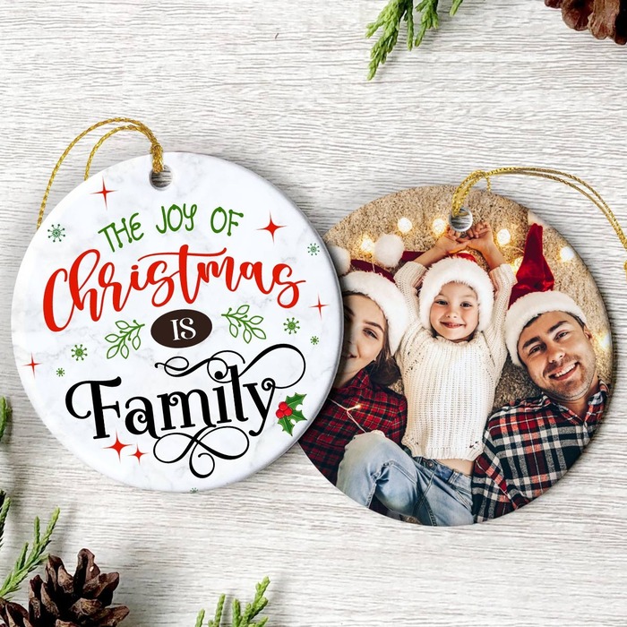 Personalized Photo Christmas Ornament - x mas decoration ideas