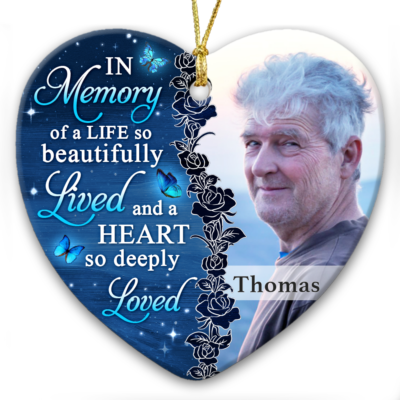 Sympathy Ornament Ceramic Memorial Gift for Loss of Loved Ones