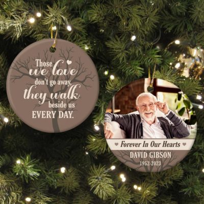 Sympathy Gift For Loss Of Loved One Custom Memorial Christmas Ornament