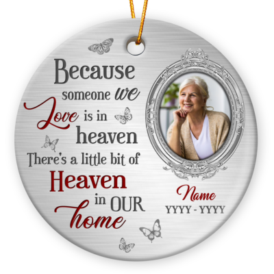 Personalized Memorial Christmas Ornament Great Condolence Gifts