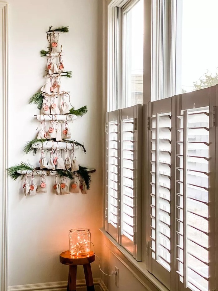 DIY Advent Calendar modern Christmas decor