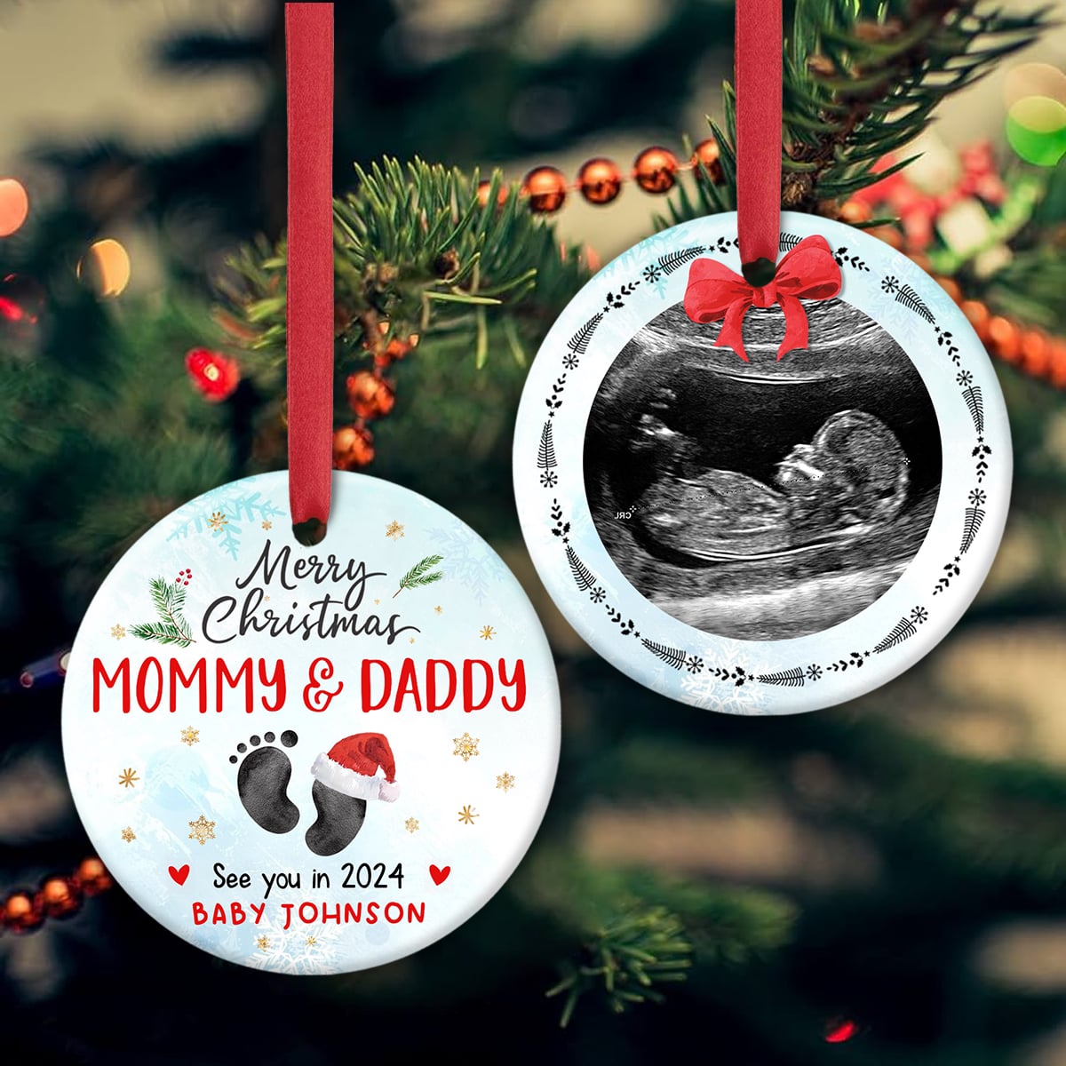 Expecting sales parents ornament