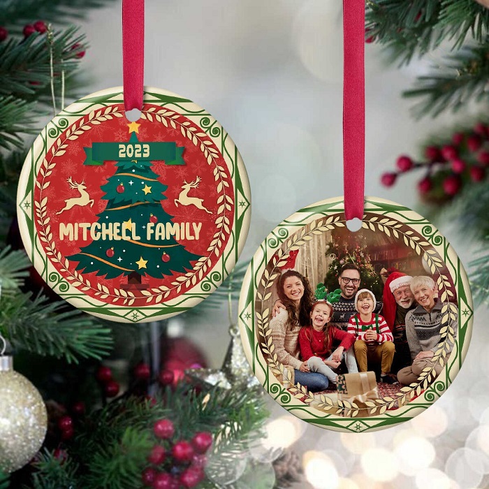 Personalized Family Reunion Photo Ornament