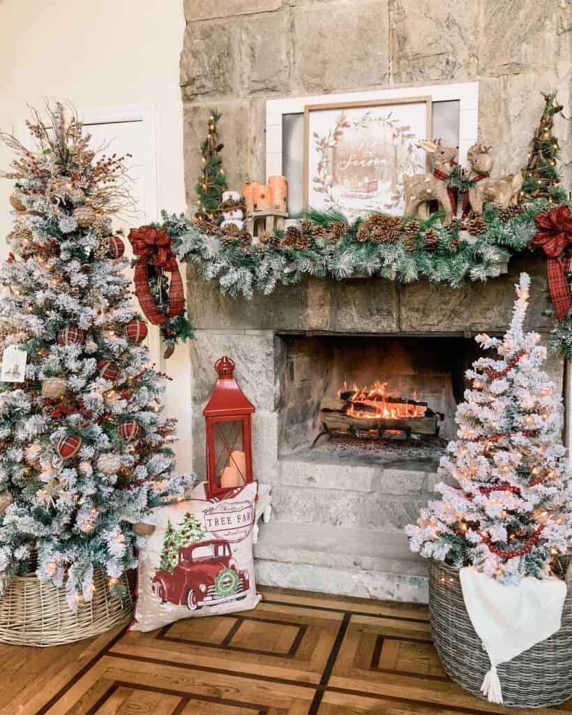 rustic Christmas decorating ideas - Breathe in Serenity with Natural Greenery