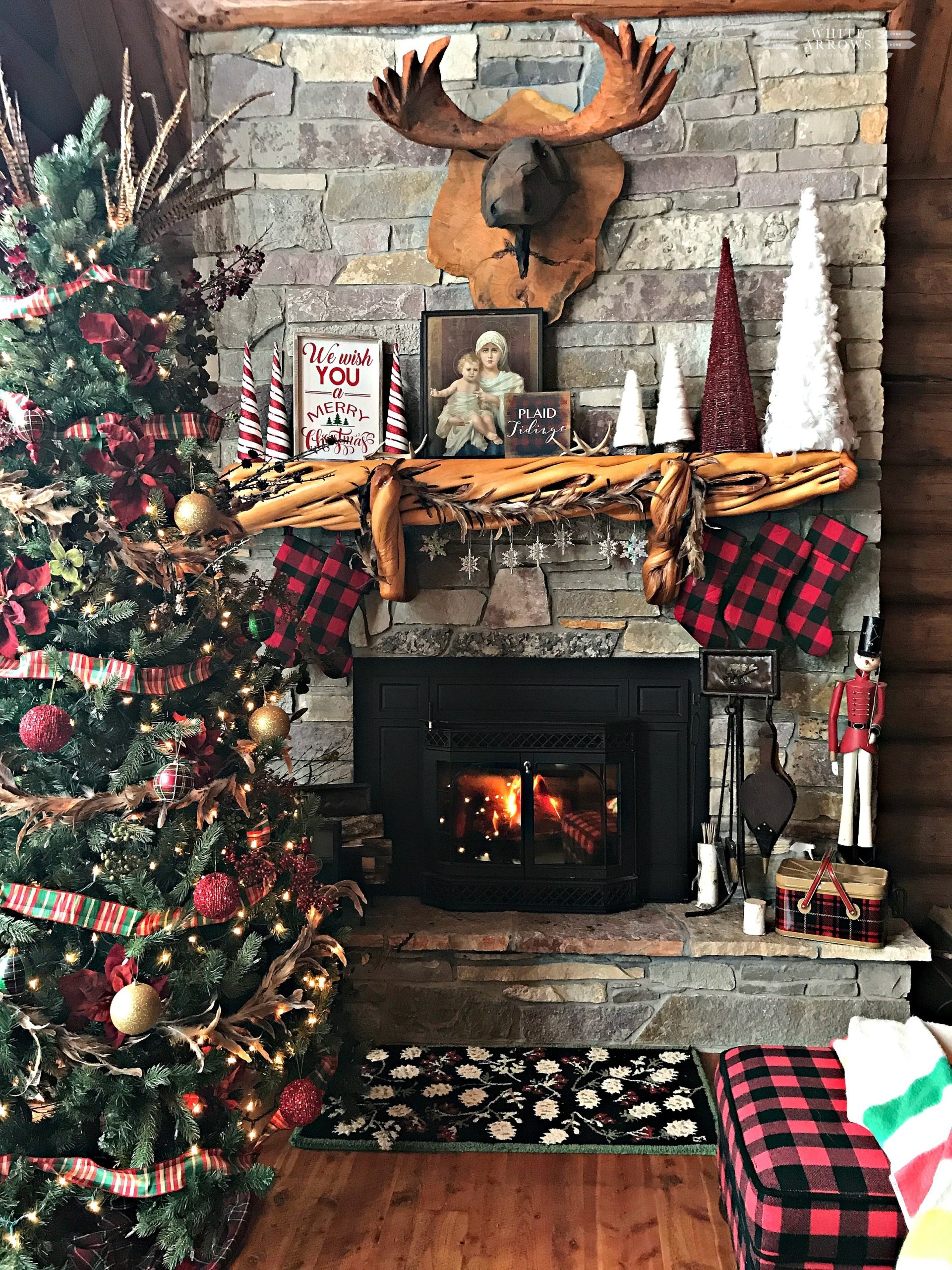 rustic Christmas decorations - Wrap in Warmth: Plaid and Flannel Coziness