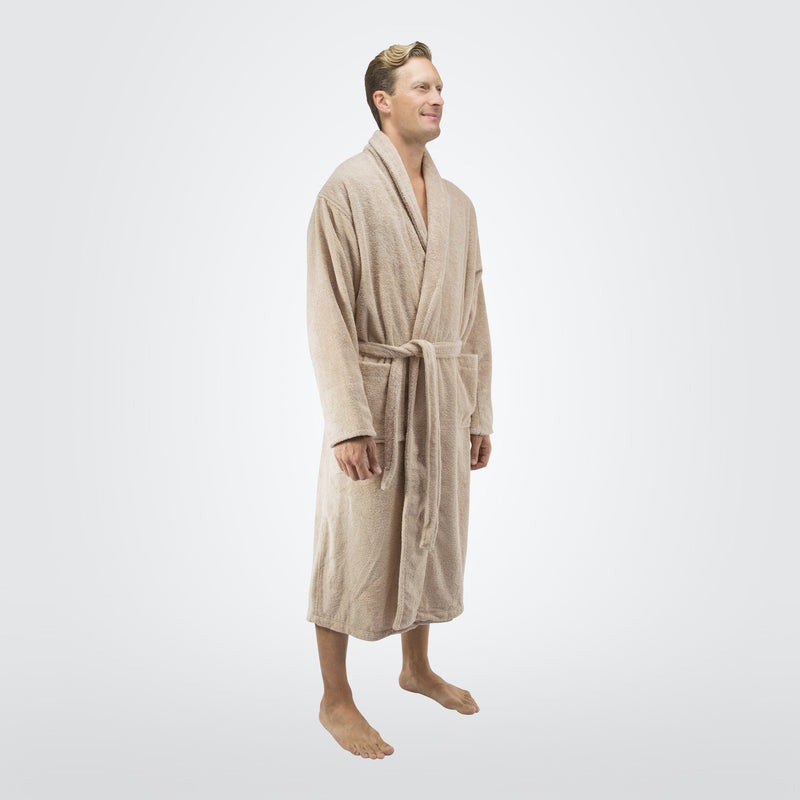 Off-White Plush Robe For The 14Th-Anniversary Traditional Gift