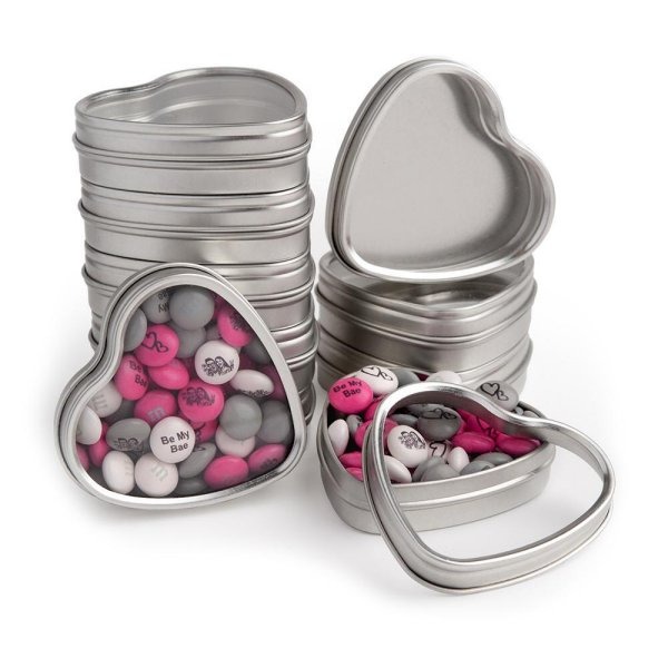 Silver Heart Party Favors: Wedding Favors For Guests