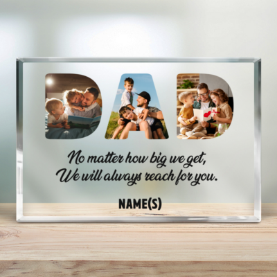 Personalized Photo Gift For Dad Father's Day Acrylic Plaque