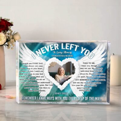 Personalized Sympathy Gift Memorial Photo Acrylic Plaque