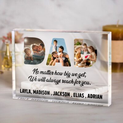 Personalized Photo Gift For Dad Father's Day Acrylic Plaque
