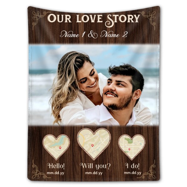 Custom Blanket With Lovely Photos