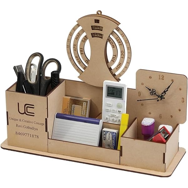 1 Year Anniversary Gifts For Him Dating - Desk Organizer Set