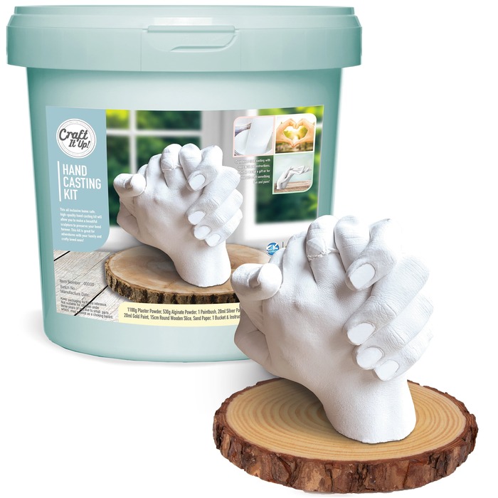 Best Anniversary Gifts For Him - Plaster Statue Molding Hand Holding Craft Kit