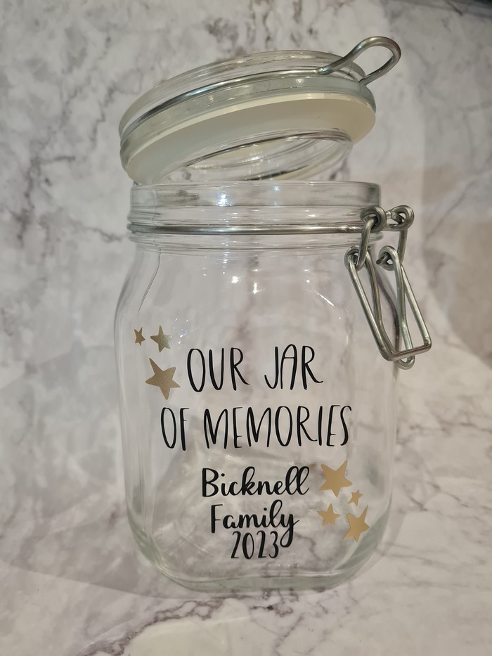 Surprise Anniversary Gifts For Husband - Customized Memory Jar