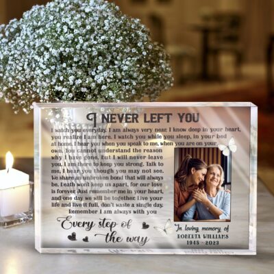 Personalized Family Loss Gift In Loving Memory Acrylic Plaque