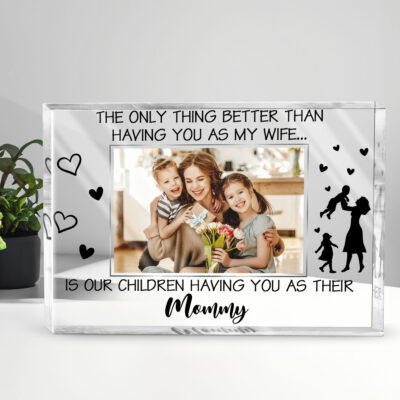 Mother's Day Gift Ideas For Wife Custom Photo Acrylic Plaque