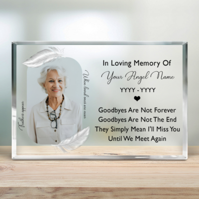 Memorial Gift for Family Members Personalized Acrylic Plaque