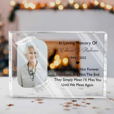 Memorial Gift for Family Members Personalized Acrylic Plaque