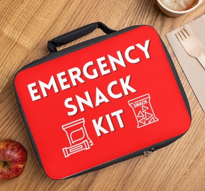 Lunchbox with Emergency Snack Kit: silly gifts for girlfriend