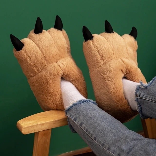 Pet Paw Slippers: gag gifts for girlfriend