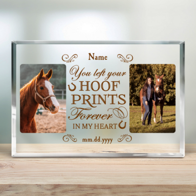 Horse Memorial Sympathy Gift Custom Photo Acrylic Plaque