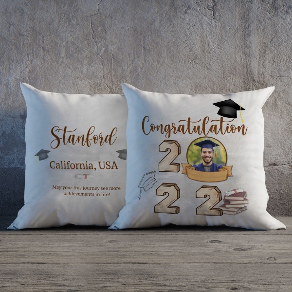 Personalized Photo Graduation Pillow - Best Gifts For Lawyers