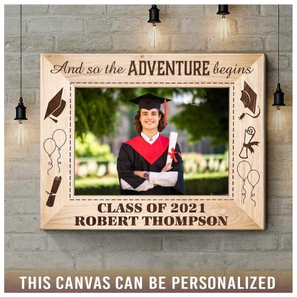 Custom Photo Graduation Canvas Print