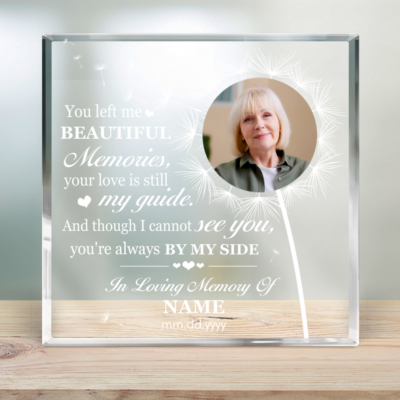 Memorial Gifts For Loss Of Loved Ones Custom Sympathy Photo Acrylic Plaque