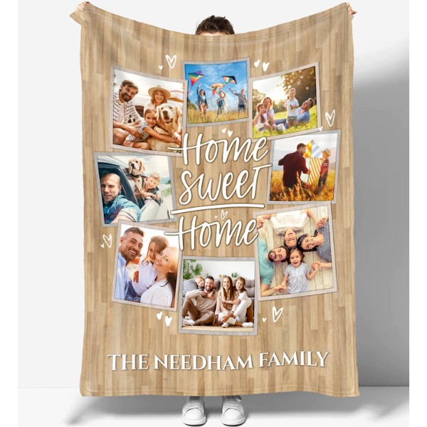 Photo Blankets - Personalized Wedding Gifts For Parents