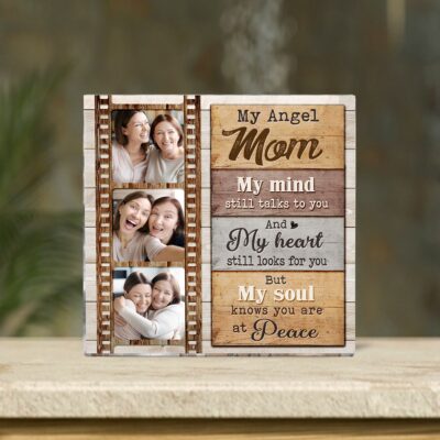 Personalized With Picture For Loss Of Mother Sympathy Acrylic Plaque