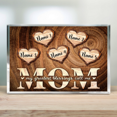 Personalized Gift For Mom Loving Mother's Day Acrylic Plaque