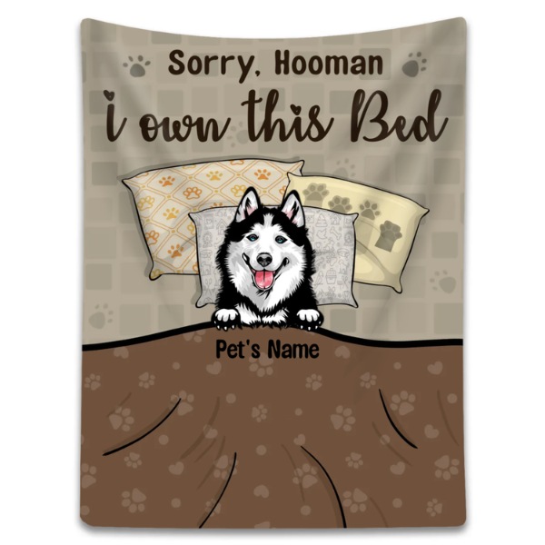 Funny Dog Owner Blanket - Inappropriate Gifts For Girlfriend