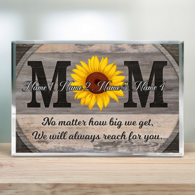 Mothers Birthday Gifts For Mom From Daughter Son Custom Acrylic Plaque